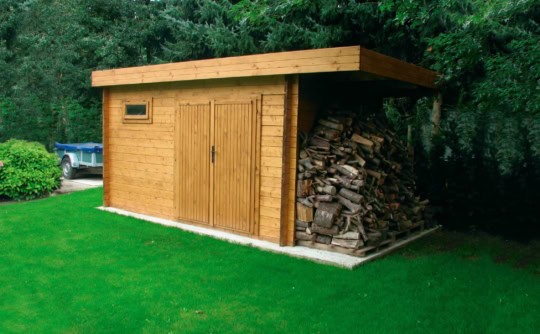 gaardenhaischen-gartenhaus-abri de jardin-chalet-pavillon-gartenlaube-carport-garten-jardin-holzkonstruktion-construction en bois-cosmos-flachdach-toit plat