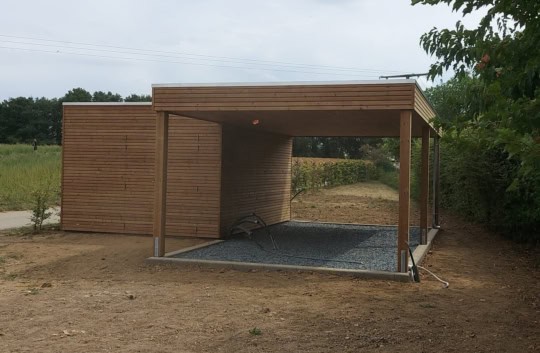 gaardenhaischen-gartenhaus-abri de jardin-chalet-pavillon-gartenlaube-carport-garten-jardin-holzkonstruktion-construction en bois-decodesign-holzständerbau-ossature en bois-flachdach-toit plat