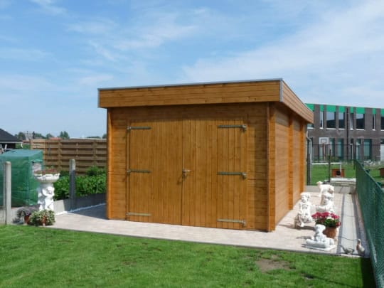 cosmos-grandcasa-garage-holzkonstruktion-construction en bois-flachdach-toit plat